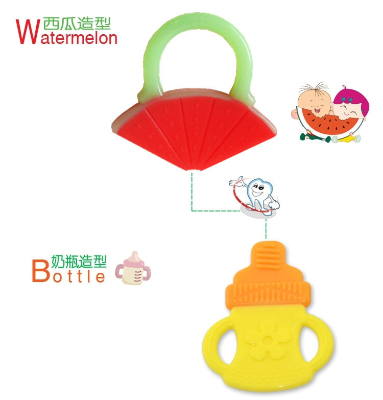 兒童硅膠牙膠,水果圖案牙膠 兒童硅膠牙膠,水果圖案牙膠