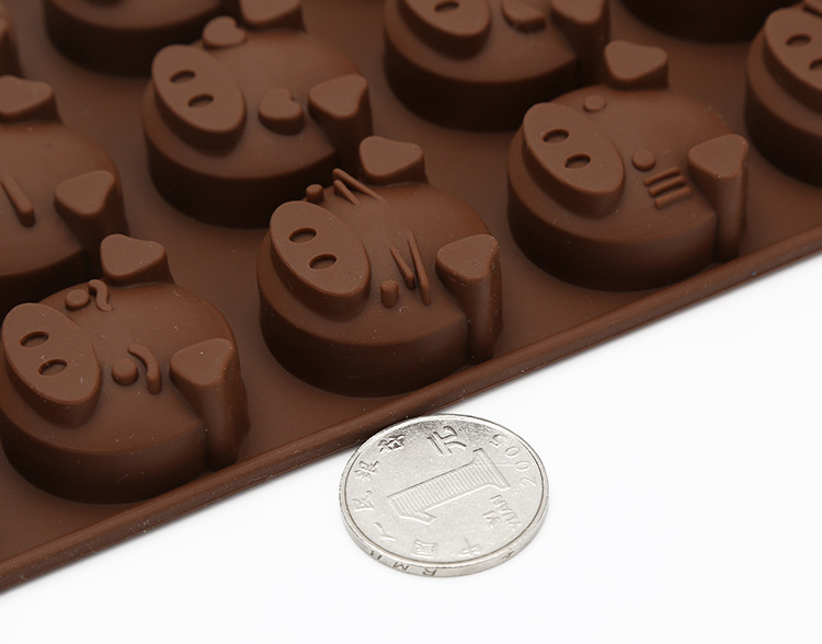 硅膠巧克力模,豬頭巧克力模具,小豬烘焙模 硅膠巧克力模,豬頭巧克力模具,小豬烘焙模